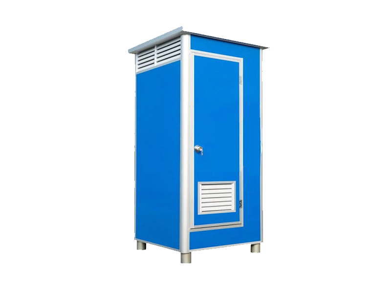 1 unit solar restroom blue